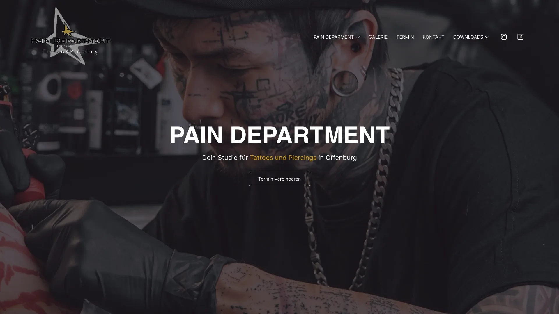 Website pain-department.de